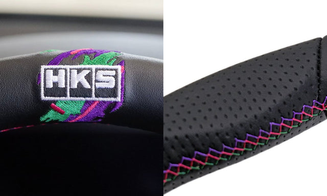 HKS Type S Steering Wheel for 2023+ Honda Civic Type R FL5 - Ultrasuede