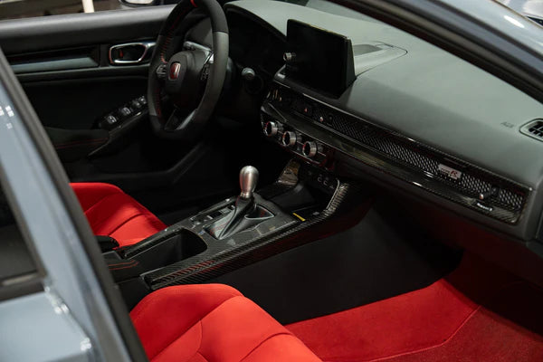 OLM LE Carbon Fiber Shift Panel Cover for 2023+ Honda Civic FL5 Type R