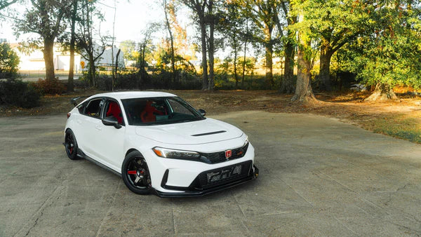 OLM Carbon Fiber Engine Hood Duct Cover - 2023+ Honda Civic Type R