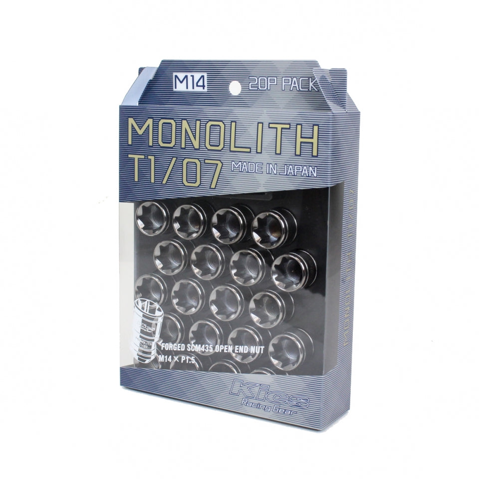 Project Kics Monolith TI/07 Lug Nuts - 14x1.5