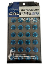 Project Kics Heptagon Caliber 24 Lug Nut Set for 6H (24 pcs) - 12x1.50