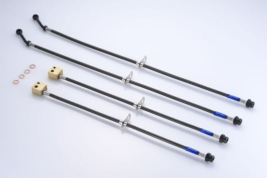 Features a No. 3 low expansion ratio Teflon tube, protected by a stainless-steel mesh covering. Implementation of the Spoon hoses enables the driver to achieve extreBrake LinesSpoon Sports