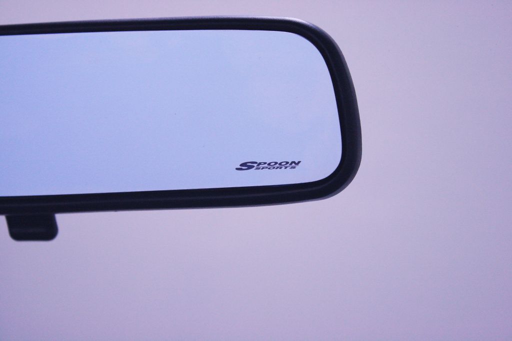 Spoon Blue Wide Rear View Mirror for Honda Civic Type R FK8 FL5 2017+