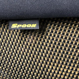 Fits all car models with most side mount rails. 
Carbon Kevlar construction. 
This seat uses low rebound flexible polyurethane foam and a durable fabric for improvedSeatsSpoon Sports