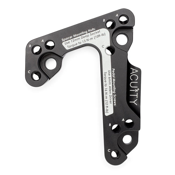 ACUITY Throttle Pedal Spacer for the Left-Hand-Drive Vehicles