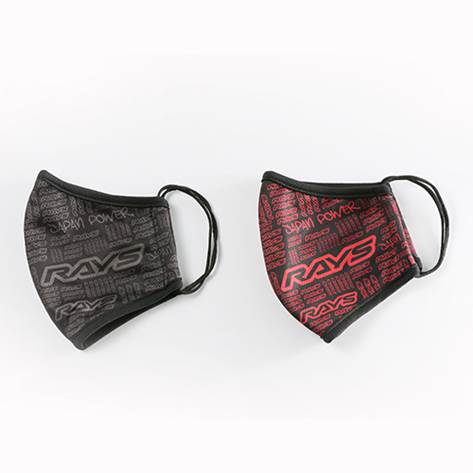 Authentic Rays Official Face Mask- Color: 1 Red / 1 Gray included (Sold as a set of 2)- Material: Outer 100% polyester, lining 100% polyester mesh with antibacterialMiscellaneousRAYS Wheels