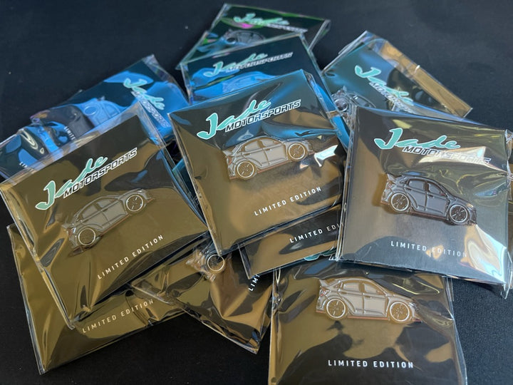 LMTLS Auto x Jade Motorsports x Leen Customs PinLMTLS Auto x Jade Motorsports x Leen Customs PinIndividually Numbered to 5001.5" x 0.75" Soft Enamel Pin1 PER CUSTOMEPinsLMTLS Auto