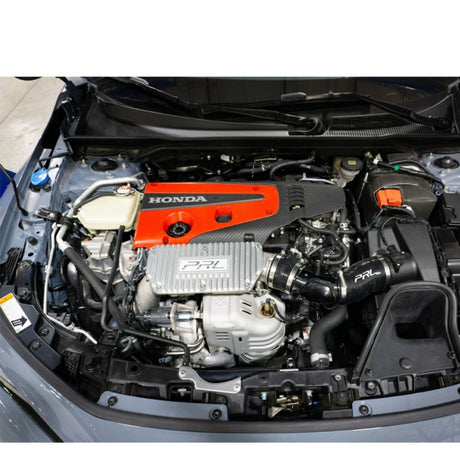 This kit replaces the corrugated factory inlet hoses with our better looking, smoother flowing 4-ply silicone hose kit. The pleats found in the factory hose disruptsAir IntakePRL MotorSports