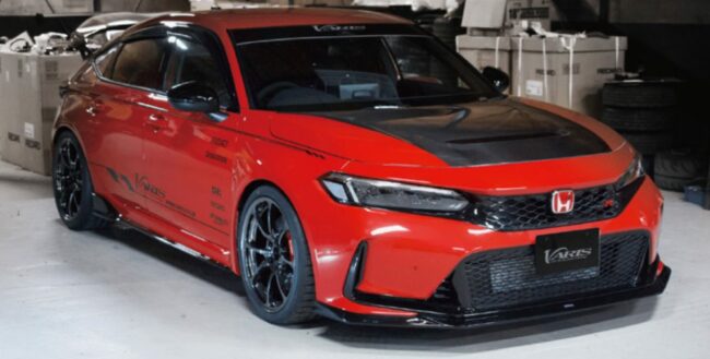 2023+ Honda Civic Type R – Varis ARISING-1 Carbon+ Fiber Light Weight BonnetHoodVaris